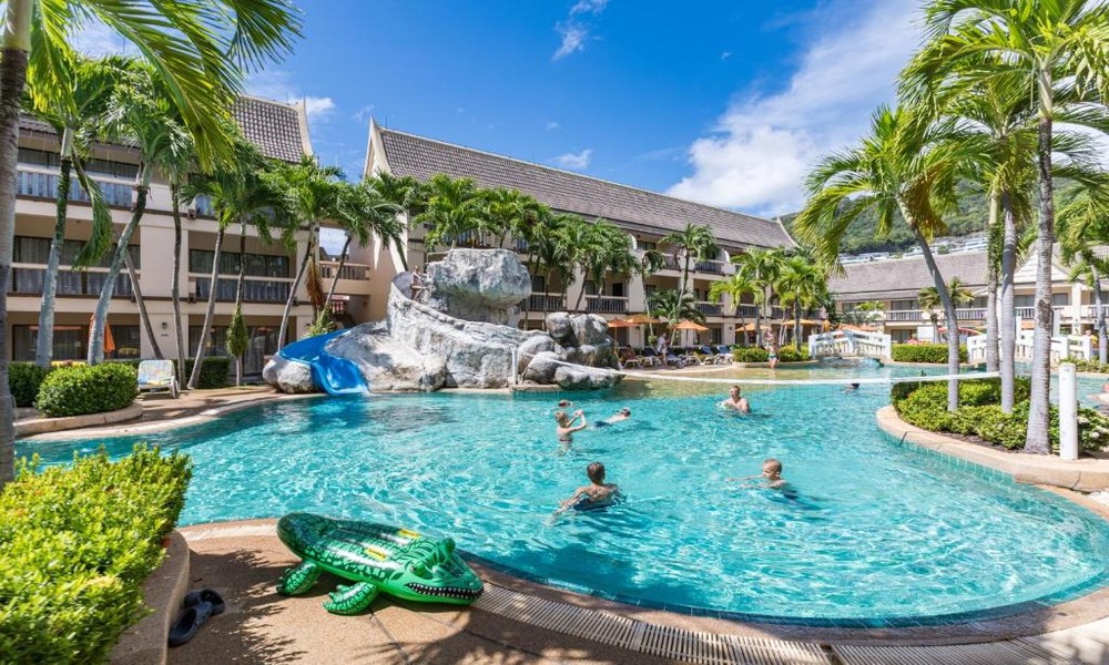 Family-friendly accommodations offered by Karon Beach Hotel in phuket